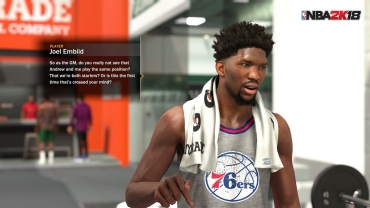 The second year star Embiid has an 86 overall. #TTP